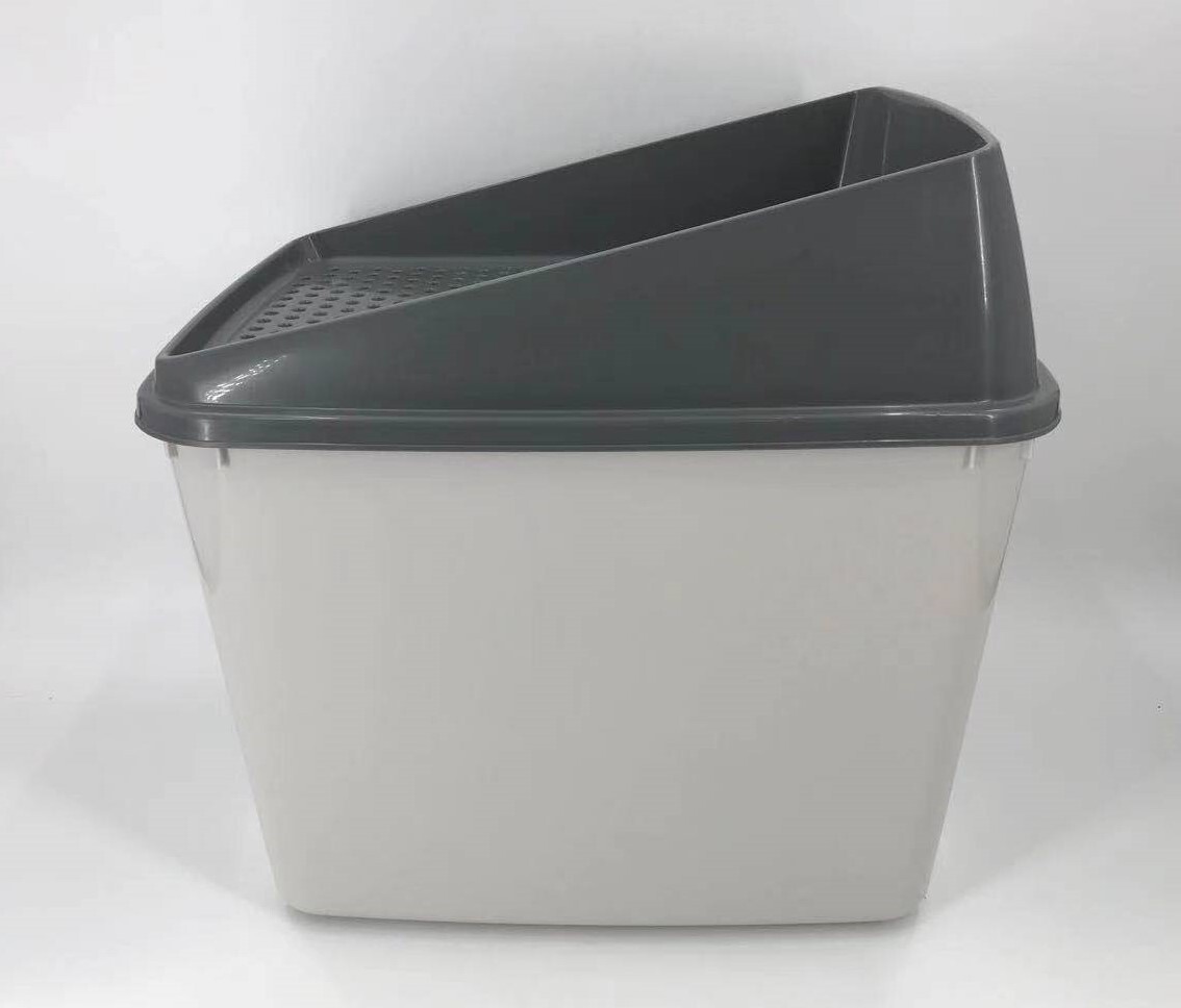 XL Top Entry Cat Litter Box All For Paws No Mess Large Enclosed Covered