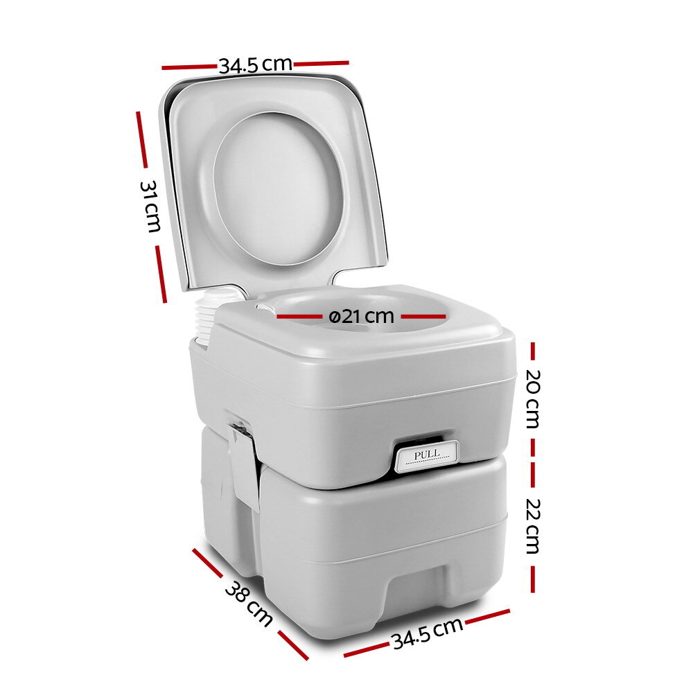 weisshorn 20l outdoor portable toilet