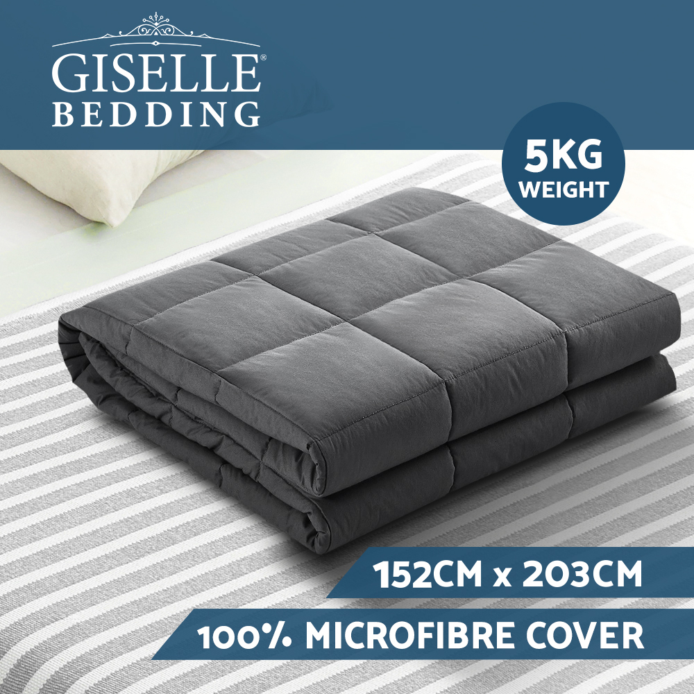Giselle Bedding 5KG Cotton Weighted Blanket Heavy Gravity Adult