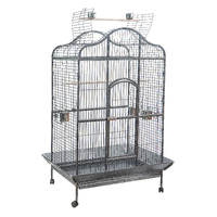 YES4PETS XL Bird Cage Pet Parrot Aviary with Perch & Feeder With Cover