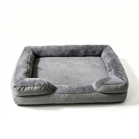 Large Dog Puppy Pad Cat Bed Kennel Mat Cushion Foam Bed 105x75x16 cm