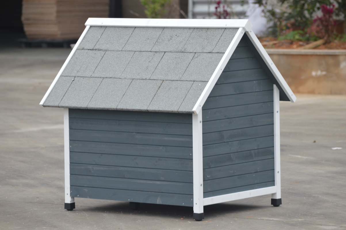 YES4PETS XL Wooden Pet Dog Kennel Timber House Cabin Wood Log Box with