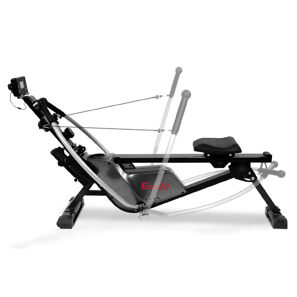 Everfit Rowing Machine Rower Full Motion Arms Exercise Fitness Cardio