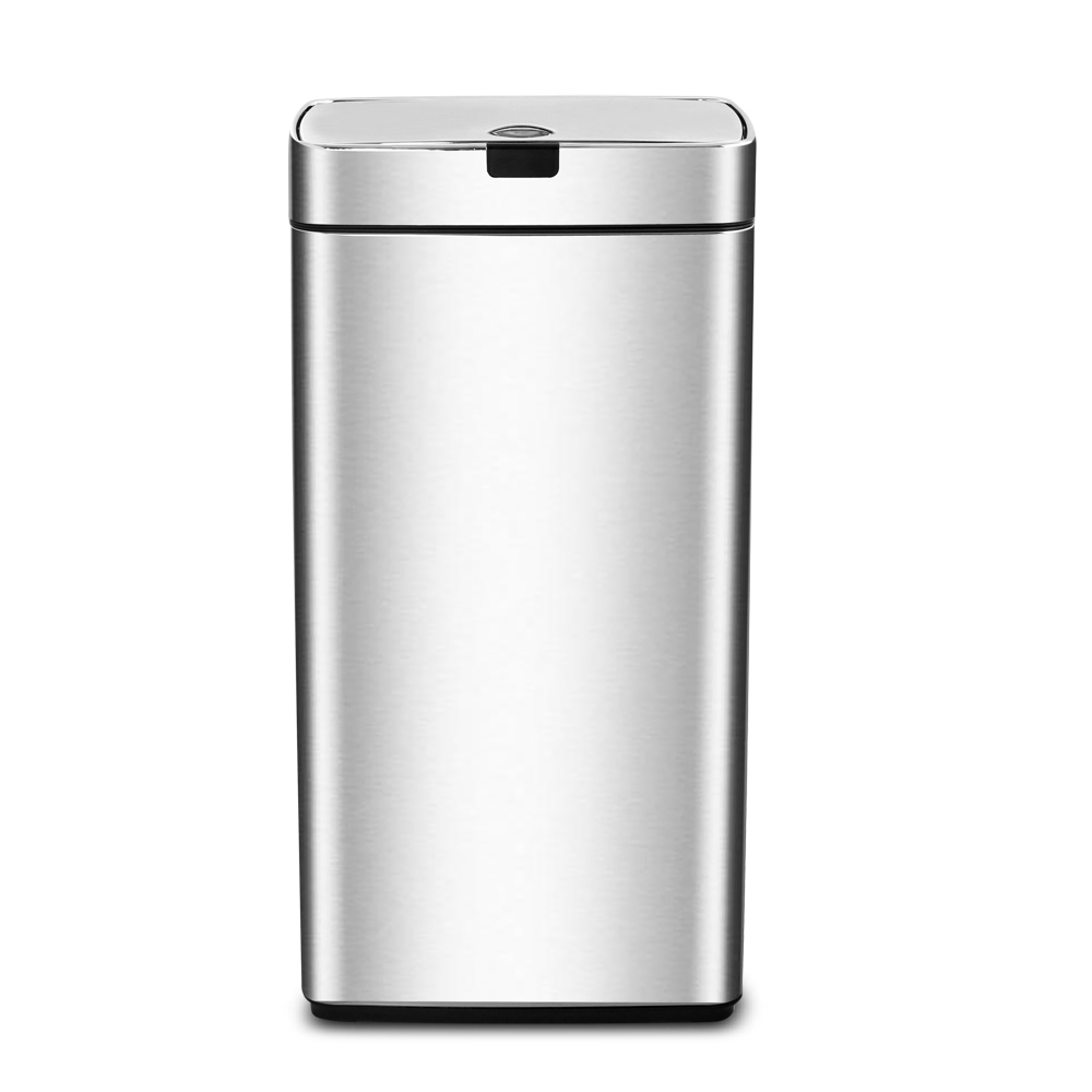 45L Motion Sensor Rubbish Bin Silver