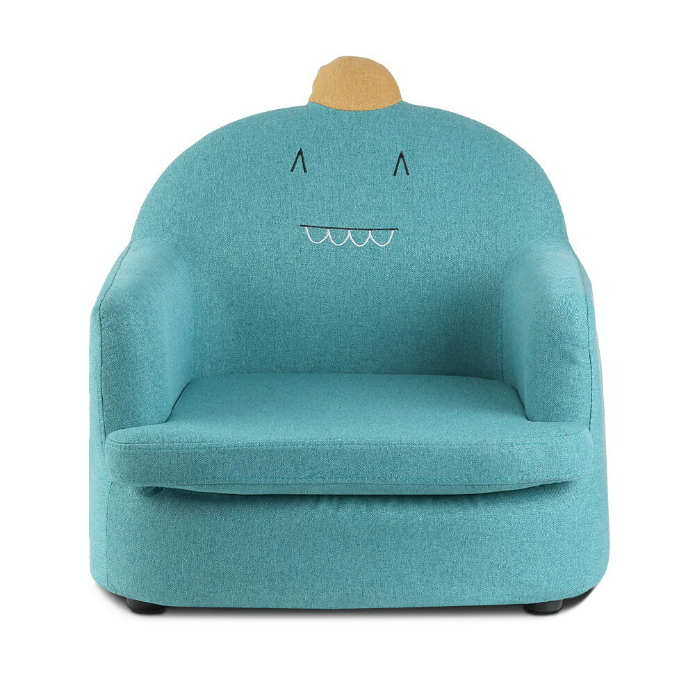 Artiss Kids Fabric Armchair Couch Dinosaur Chair Green