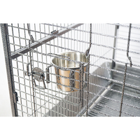 YES4PETS XL Bird Cage Pet Parrot Aviary with Perch & Feeder With Cover