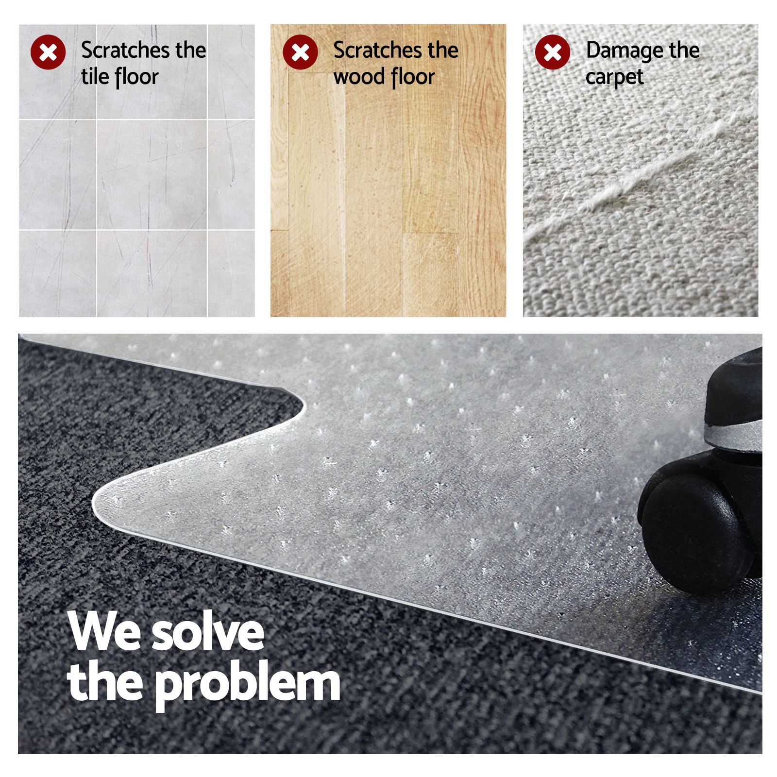 Vinyl Floor Protector 1350 x 1140mm