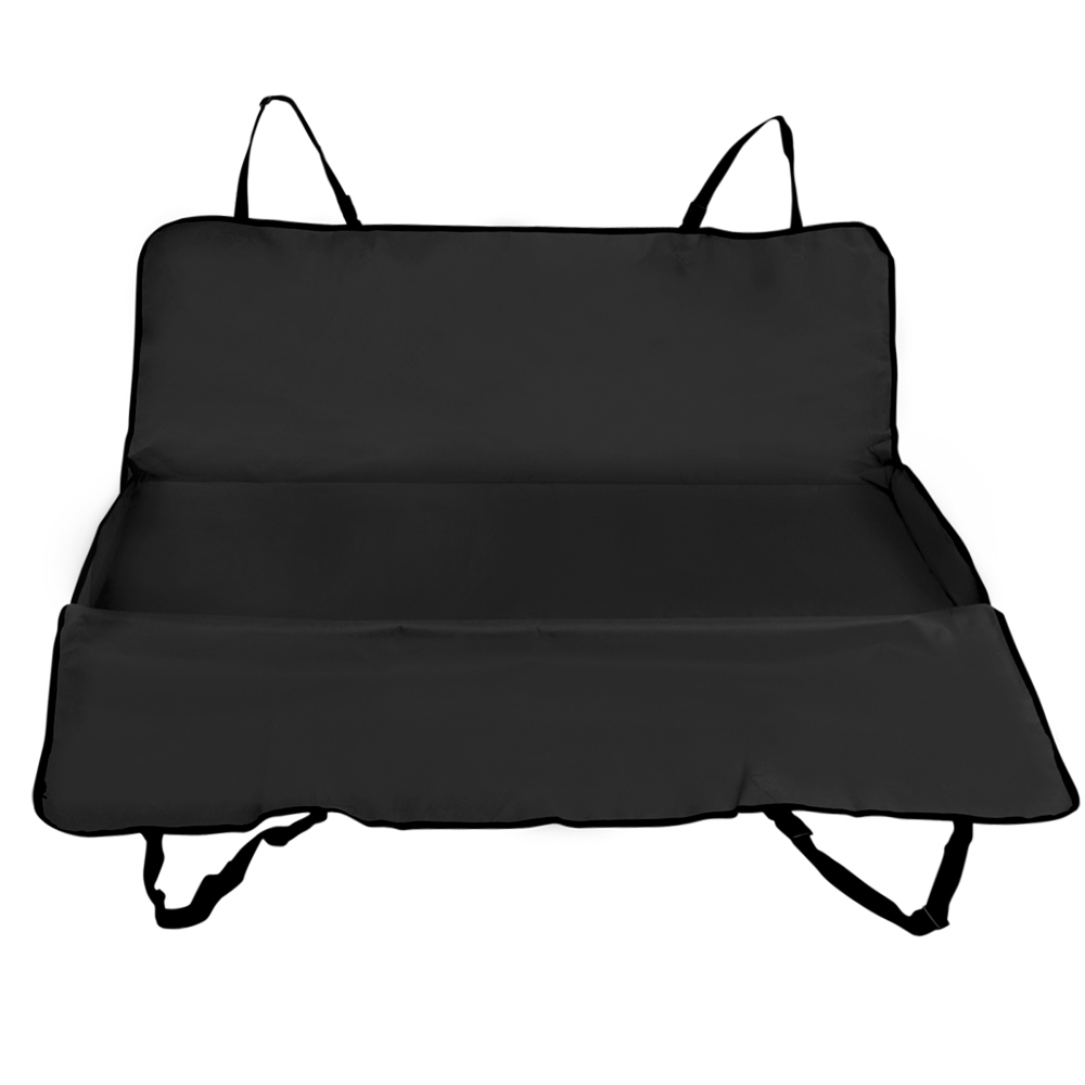 Waterproof Car Back Seat Cover for Pets - Black
