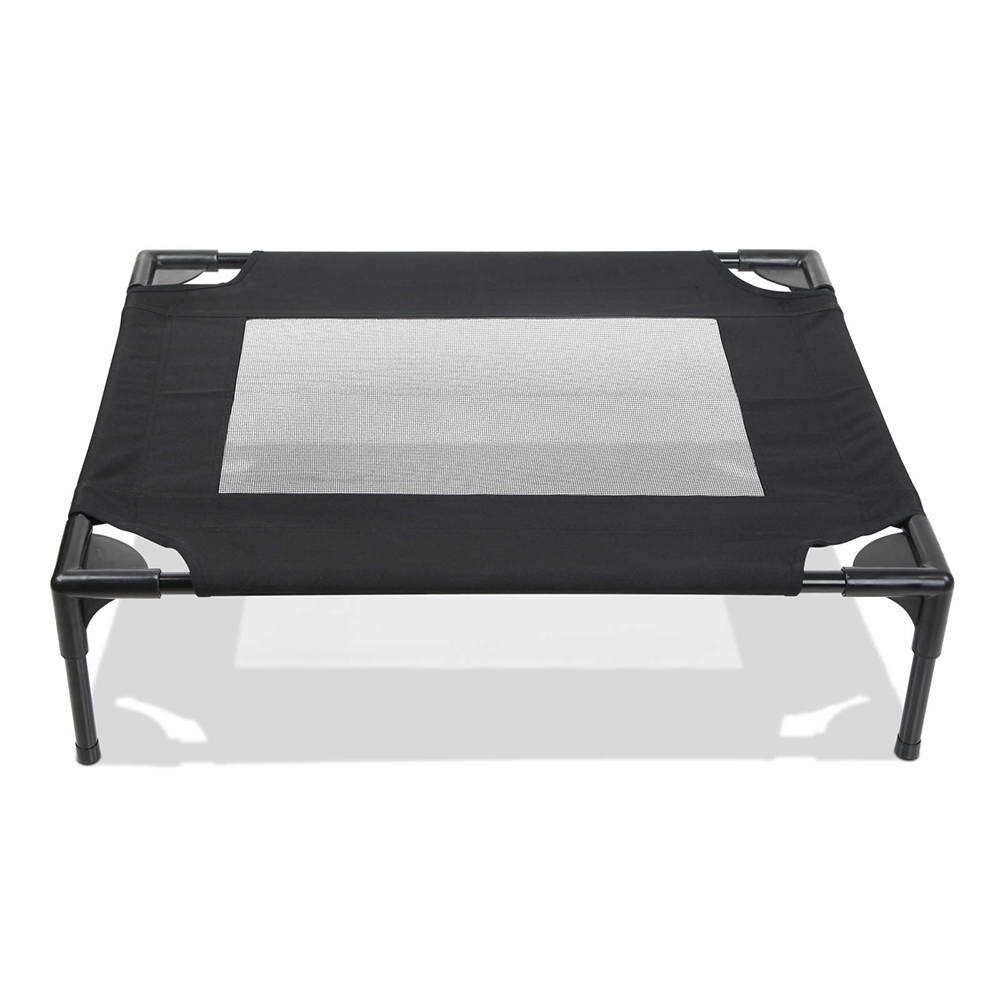 Small Mesh Pet Dog Puppy Trampoline Bed Black