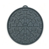 YES4PETS 4 x Pet Dog Cat Food Peanut Butter Spread N Lick Treat Mat Pad