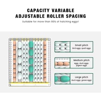 YES4PETS Automatic Digital LED 120 Egg Incubator Humidifier Egg Hatching Temperature Control