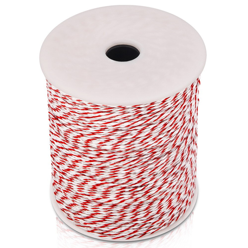500M Roll Electric Fence Wire Tape Poly Stainless Steel Temporary Fencing