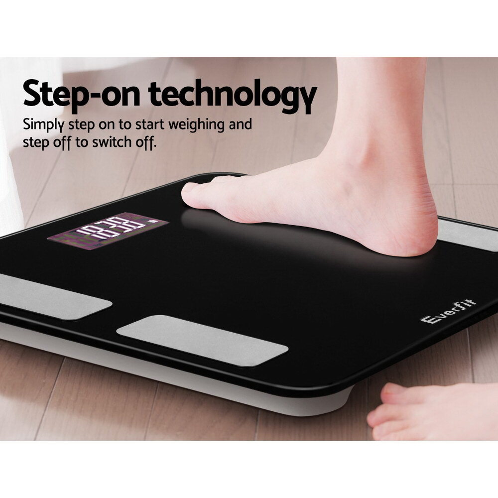 Digital Body Fat Scale Black