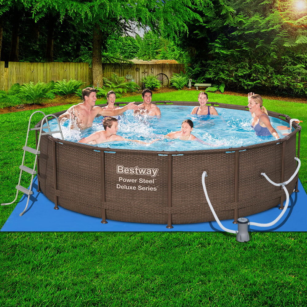 metal in ground pool