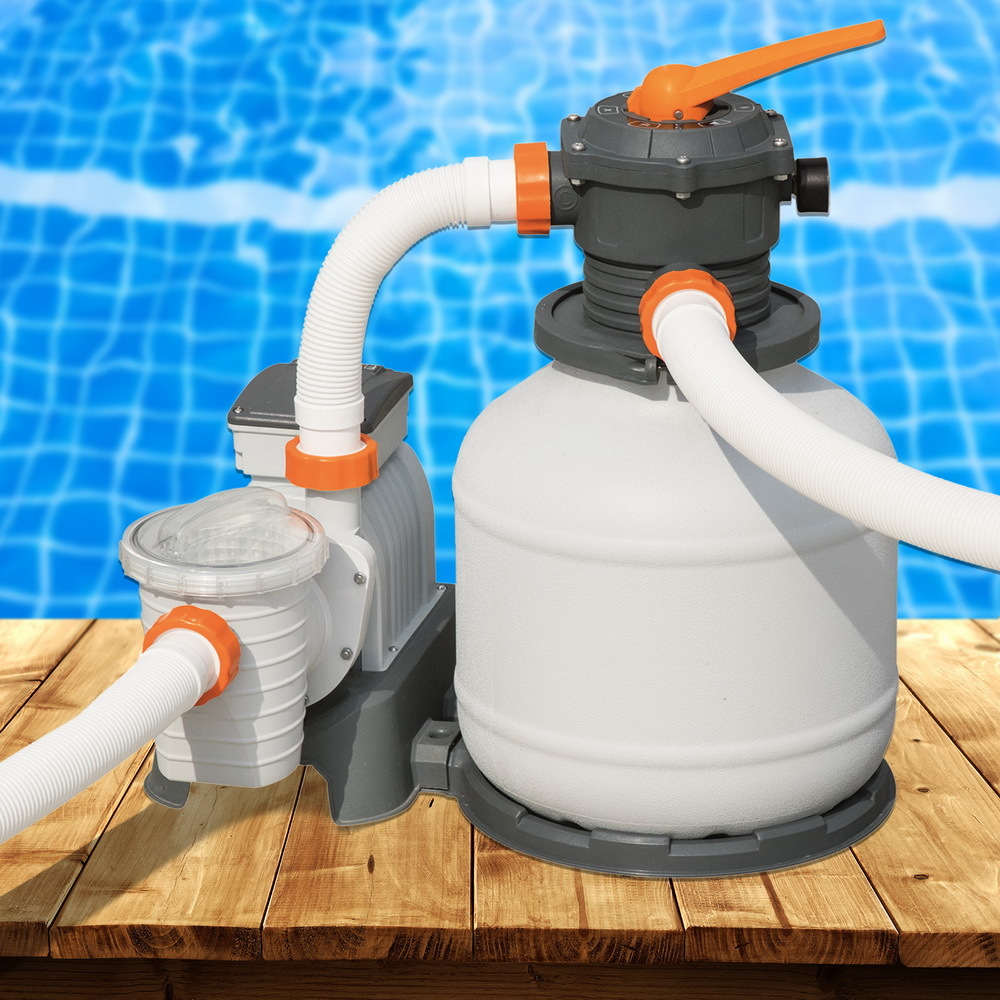 Bestway 2000GPH Flowclear™ Sand Filter Swimming Above