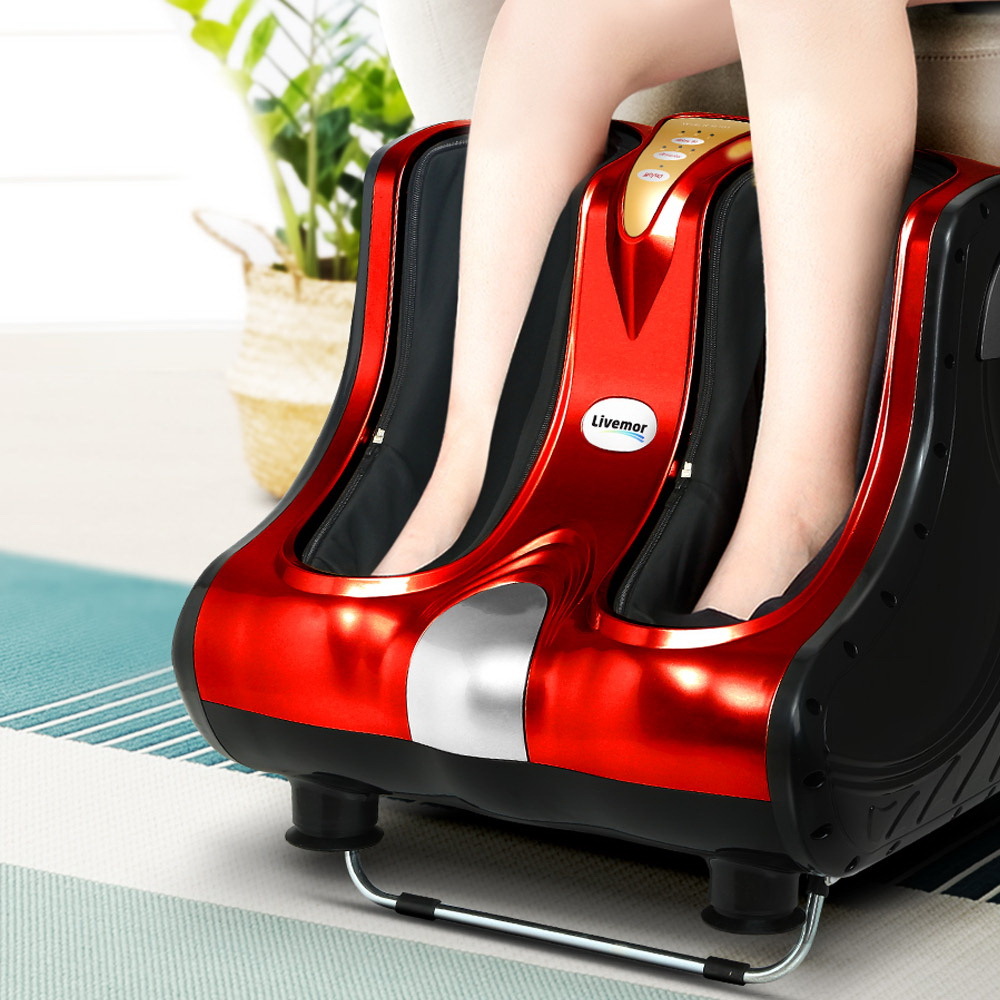 Livemor Calf And Foot Massager Red