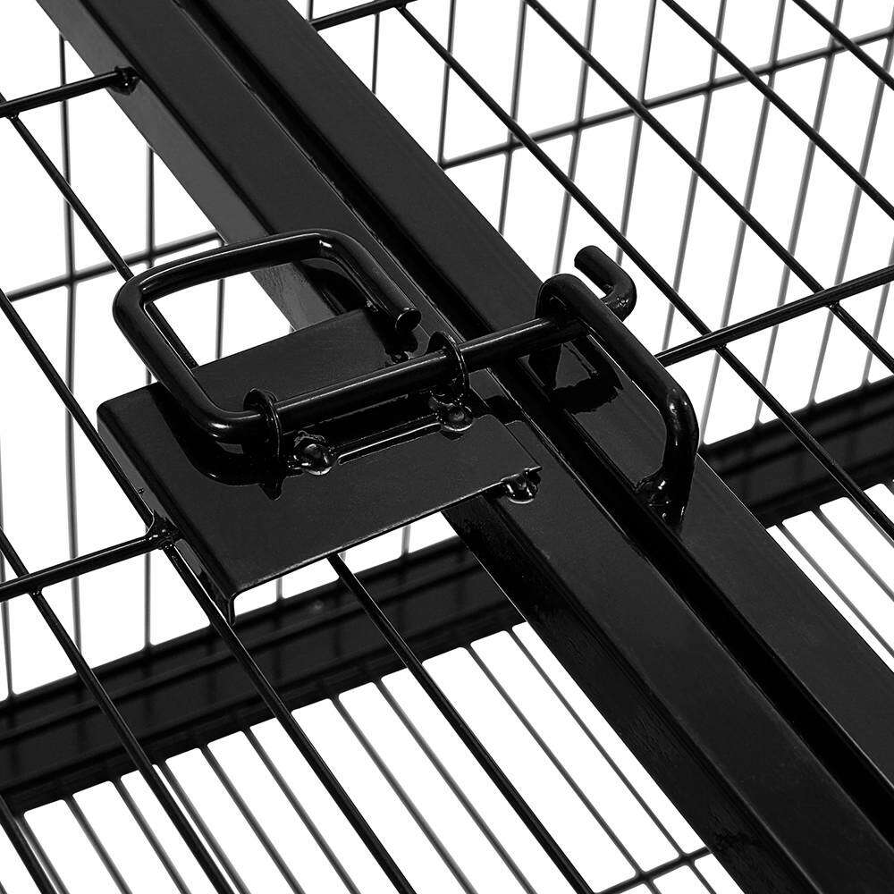 Medium Metal Rabbit Hutch Pet Rabbit Cage Indoor Hamster Enclosure