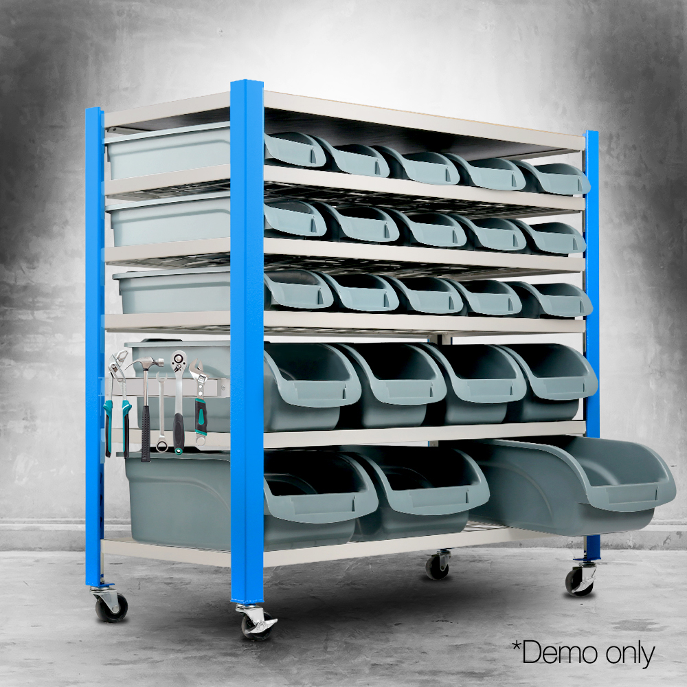 Giantz 22 Storage Bin Rack Stand