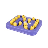 YES4PETS Dog Interactive Slide Square Toy Fun Pet Puppy Smart Training Treat Hiding Game Toys Slow Feed Anti Gulp