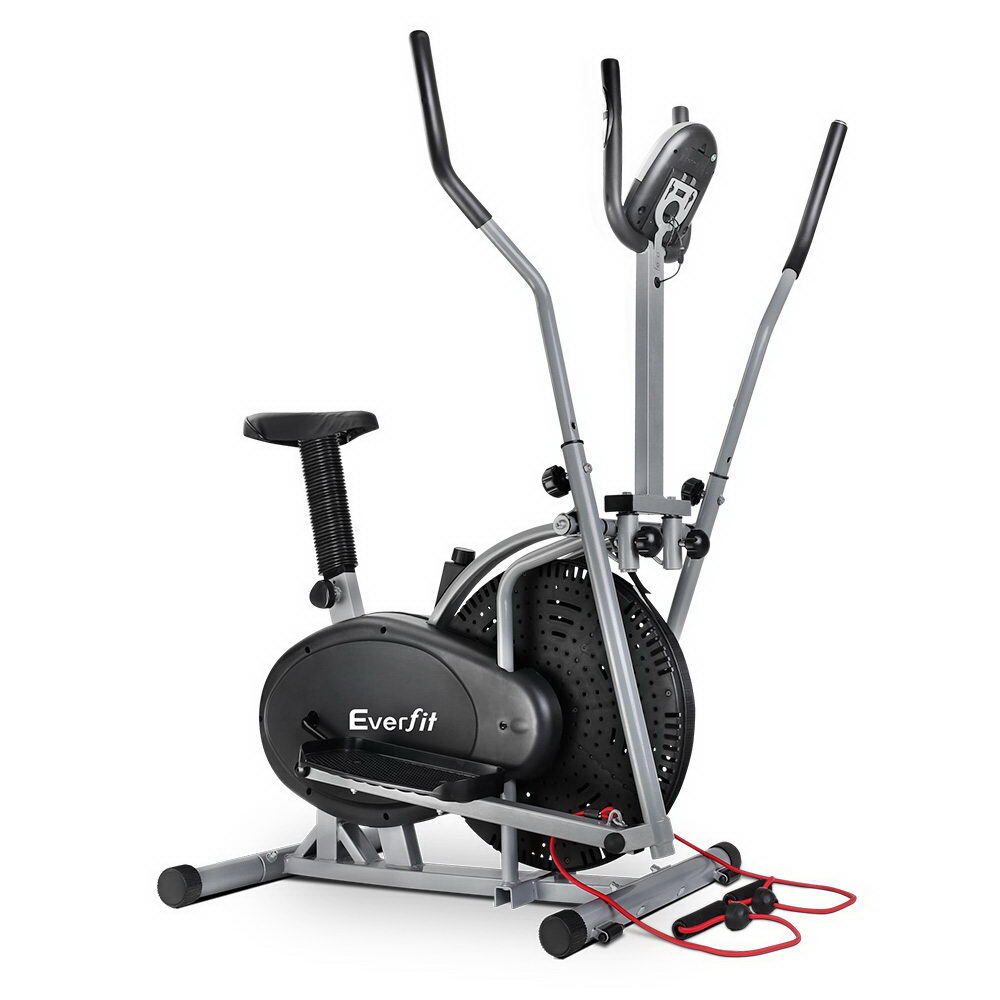 everfit exercise bike elliptical cross trainer