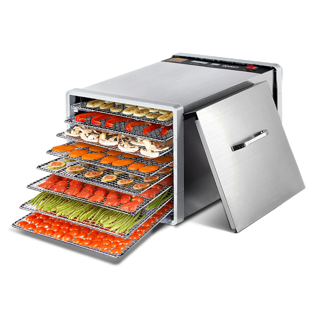 5 Star Chef Stainless Steel Food Dehydrator with 8 Trays