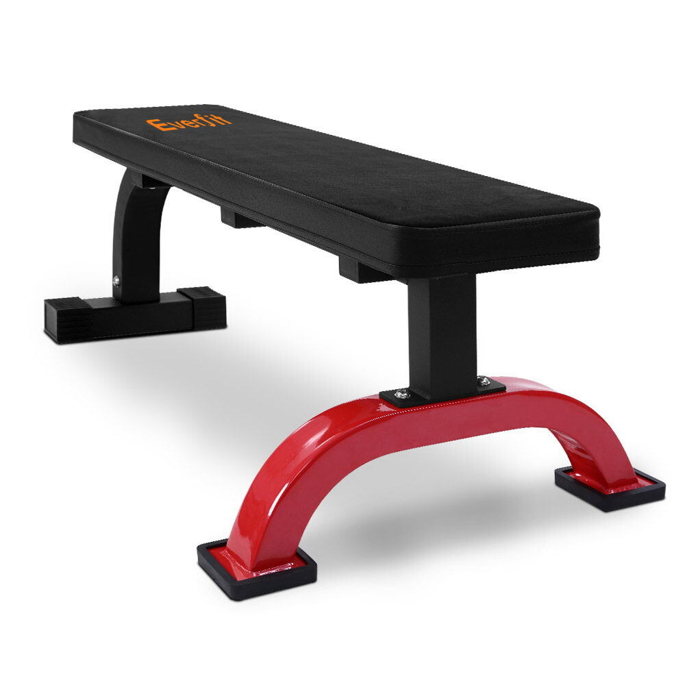 Everfit Fitness Flat Bench Weight Press Gym Home Strength