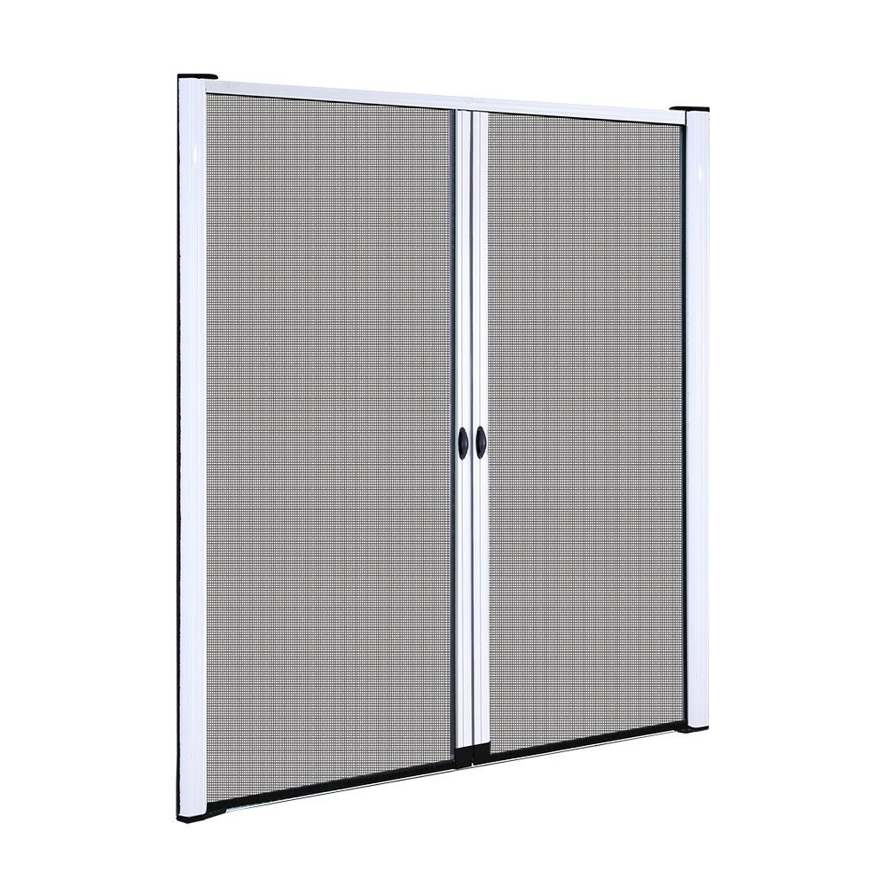 Instahut Retractable Fly Screen Flyscreen Door Mesh Sliding 1.8m x 2.1m White