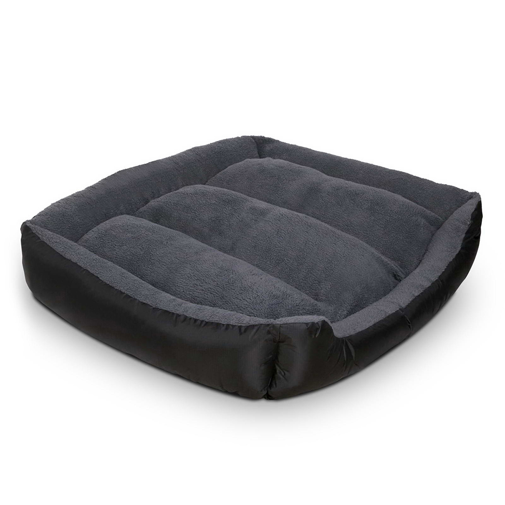XXL Fleece Washable Pet Bed Grey