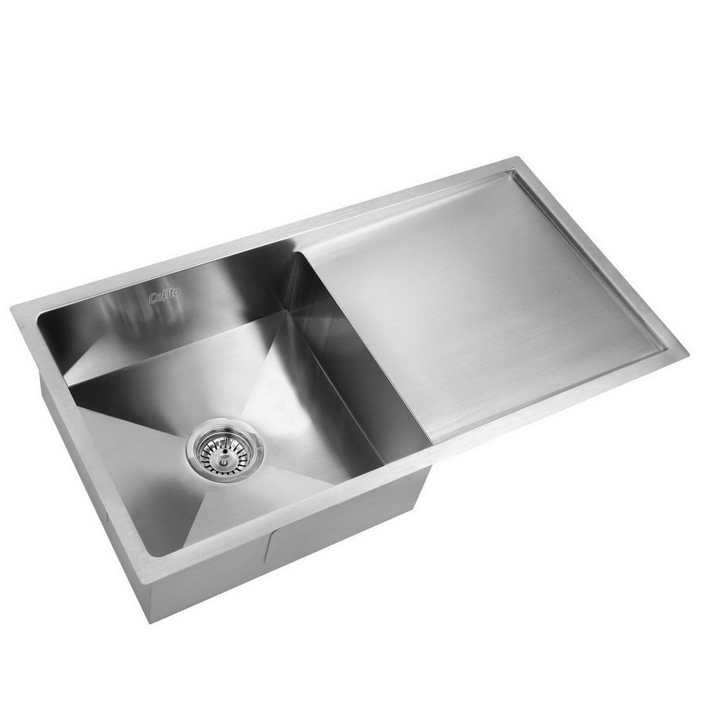 Cefito 75cm x 45cm Stainless Steel Kitchen Sink Under/Top/Flush Mount