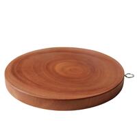 YES4HOMES S Natural Hardwood Hygienic Kitchen Cutting Wooden Chopping Board Round