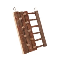 2 X YES4PETS Natural Wooden Hamster Guinea Pig Rat Mini Rabbit Climbing Wall Ladder