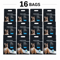 16 Bags Cat Litter Silica Crystals Silicone Crystal 3.8L Per Bag