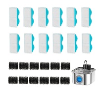 YES4PETS 12 x Pet Dog Cat Fountain Filter Replacement Activated Carbon Ion Filtration System  Dispenser Compatible