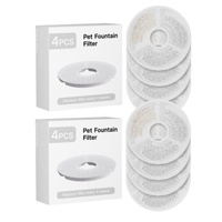 YES4PETS 8 x Pet Dog Cat Fountain Filter Replacement Activated Carbon Ion Exchange Resin Triple Filtration System Automatic Water Dispenser W7 W8