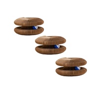 YES4PETS 3 x Small Magic Organ Cat Kitten Scratching Board Toy Play Best Scratcher