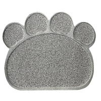 YES4PETS 3 x Pet Food Bowl Placemat Waterproof Leakproof Rubber Feeder Mat Non Slip Floor 45x60cm