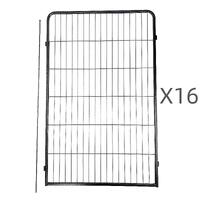 YES4PETS 16 Panel 120 cm Heavy Duty Pet Dog Cat Rabbit Exercise Extension Playpen Puppy Rabbit Fence