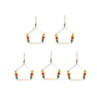 YES4PETS 5X Small Bird Swing 23x15cm Parrot Budgies Canaries Parakeet