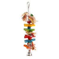 YES4PETS 5 x Small Hanging Bird Parrot Parakeet Cockatiel Budgie Bell Toy