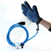 Pet Bathing Massage Spray Glove Cleaning Brush Tool Shower Grooming