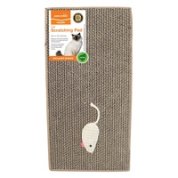 2 x Kitten Cat Scratch Pad Corrugated Card Board Toy Play Best Scratcher Mat