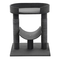 Charcoal Cat Scratching Tree Scratcher Post Pole Furniture Gym House