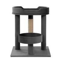 Charcoal Cat Scratching Tree Scratcher Post Pole Furniture Gym House