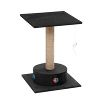 Black Cat Scratching Tree Scratcher Post Pole Furniture Gym House