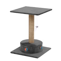 YES4PETS Grey Cat Scratching Tree Scratcher Post Pole Furniture Gym House