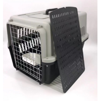 YES4PETS Large Dog Cat Crate Pet Carrier Rabbit Airline Cage With Tray And Bowl