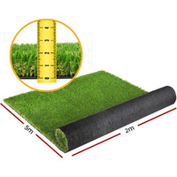  Synthetic Artificial Grass Fake 2mx 5m Turf Plastic Plant Lawn 20mm