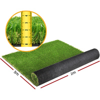  Artificial Grass Synthetic Fake Lawn 2mx5m Turf Plastic Plant 30mm