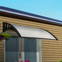 Instahut Window Door Awning 1mx1m Transparent Panel