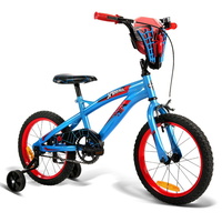 Huffy 16 Inch Kids Bike Bicycle Boys Trailer Trainling Wheels Basket Disney Gift